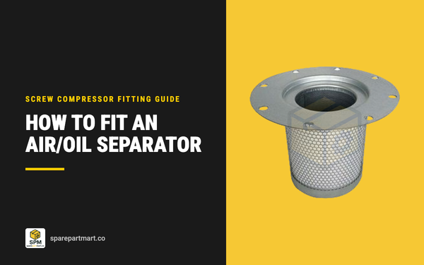 How to Fit an Air/Oil Separator Element: Gaskets, Grounding Staple, Scavenge Tube and First Start