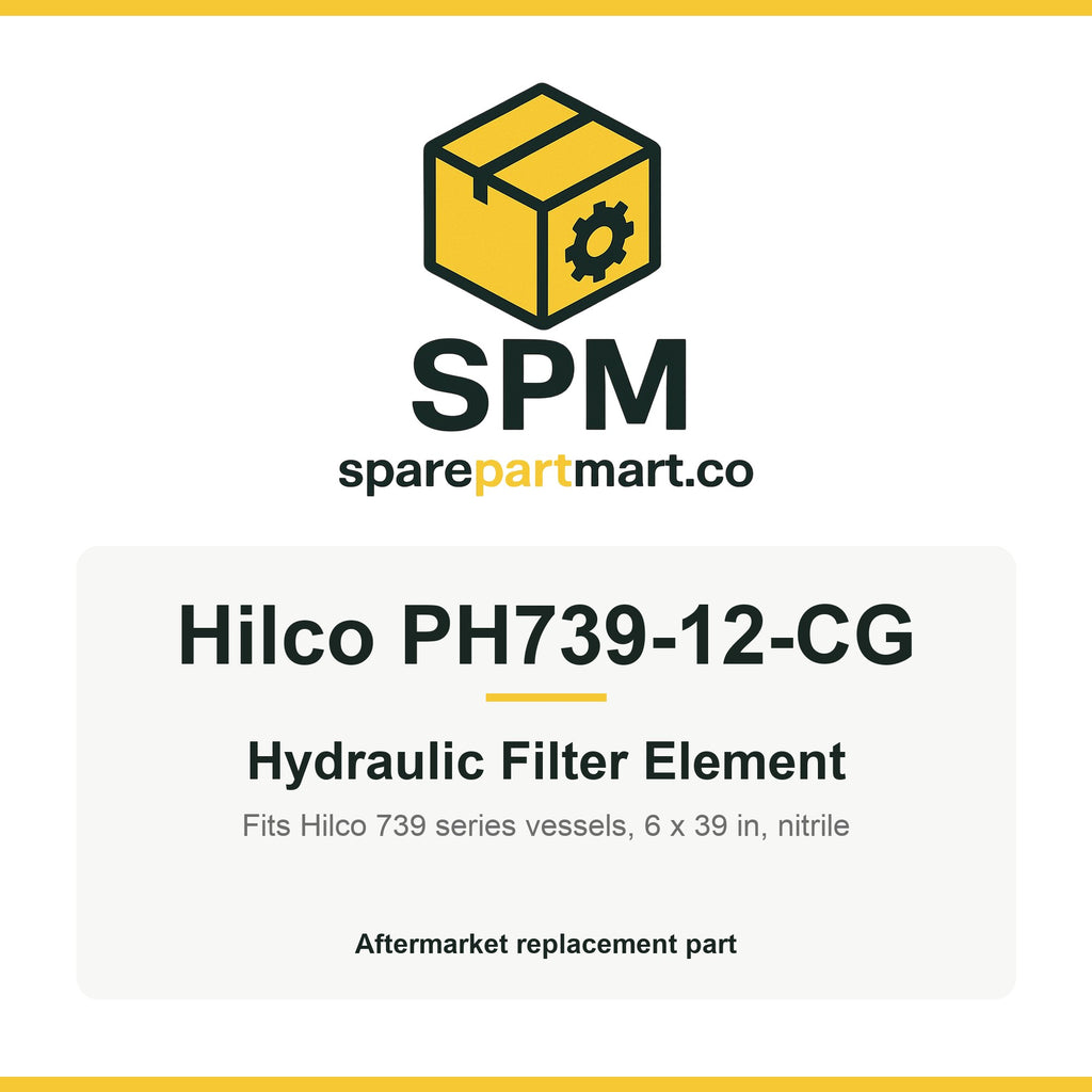 Hilco PH739-12-CG Aftermarket Hydraulic Filter