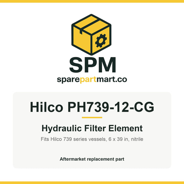 Hilco PH739-12-CG Aftermarket Hydraulic Filter