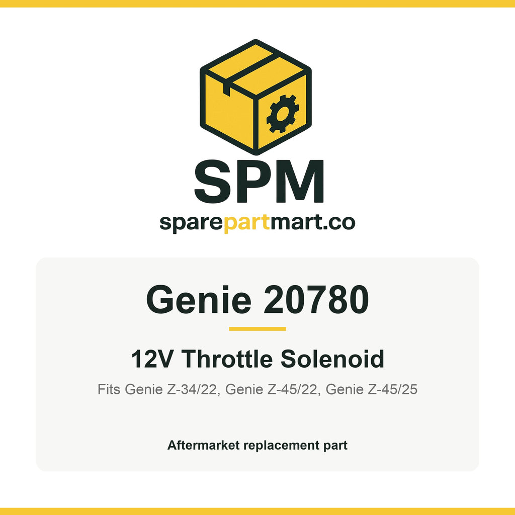 Genie 20780 Aftermarket 12V Throttle Solenoid, two speed
