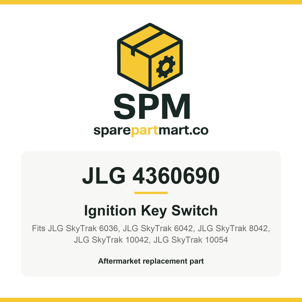 JLG 4360690 Aftermarket Ignition Key Switch, with keys