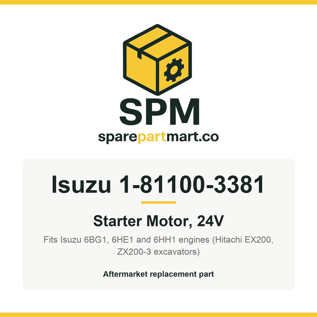 Isuzu 1-81100-3381 Aftermarket Starter Motor