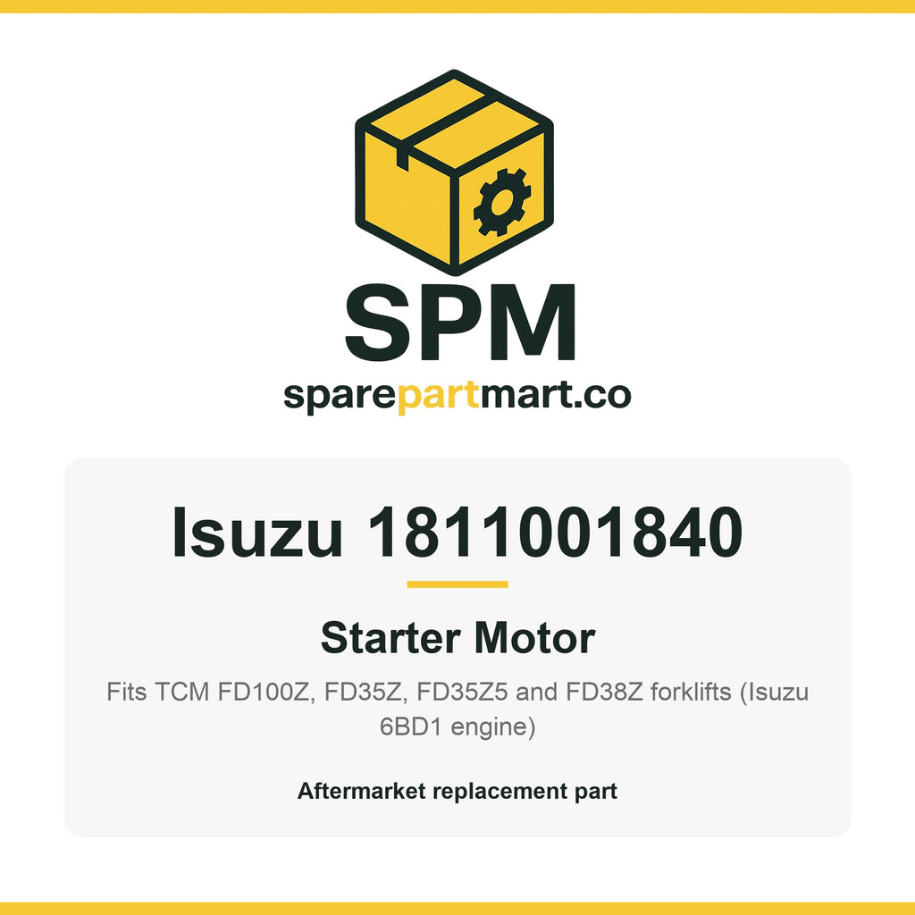 Isuzu 1811001840 Aftermarket Starter Motor