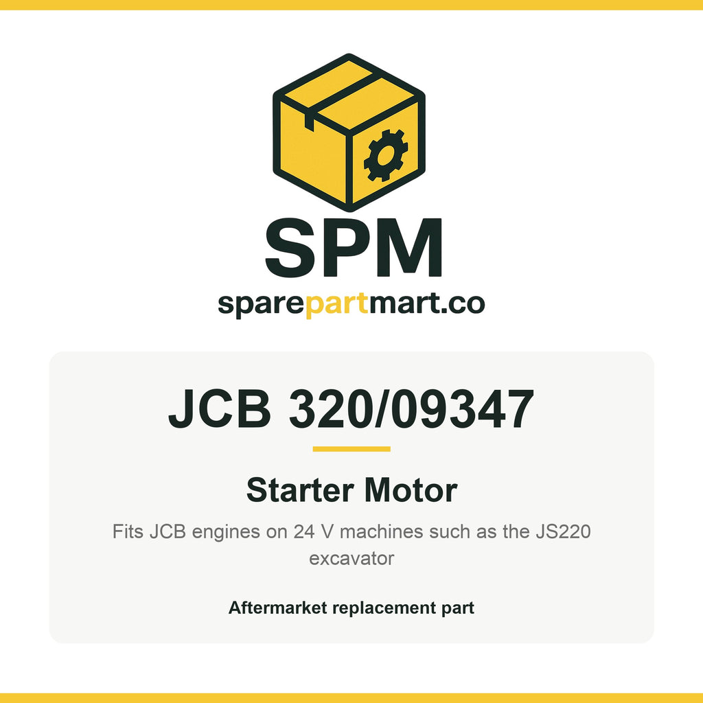 JCB 320/09347 Aftermarket Starter Motor