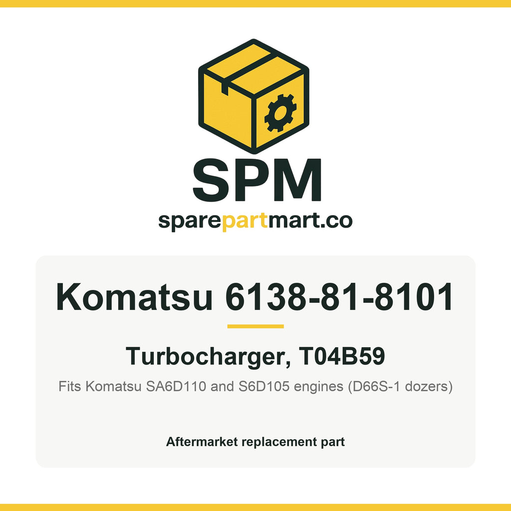 Komatsu 6138-81-8101 Aftermarket Turbocharger