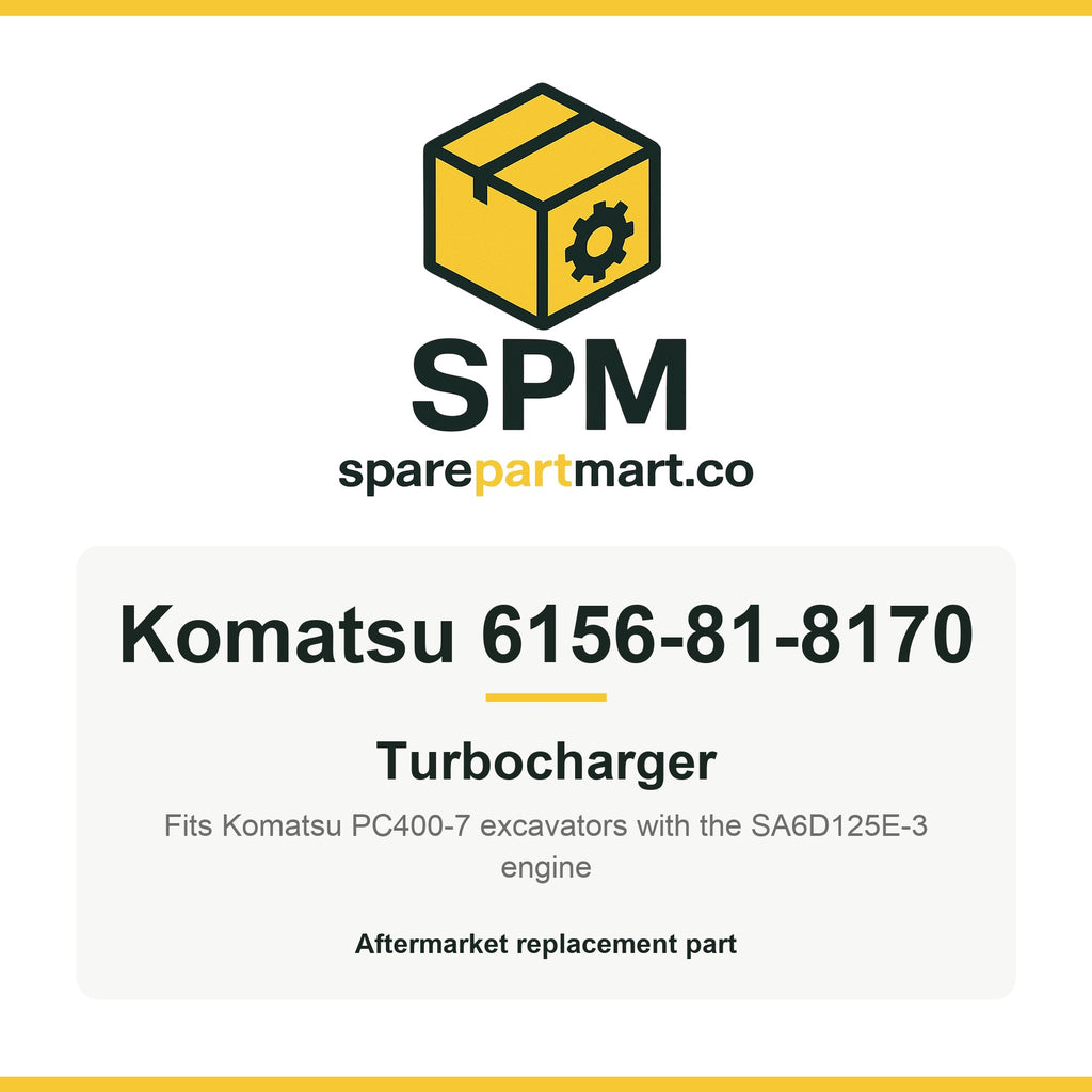 Komatsu 6156-81-8170 Aftermarket Turbocharger