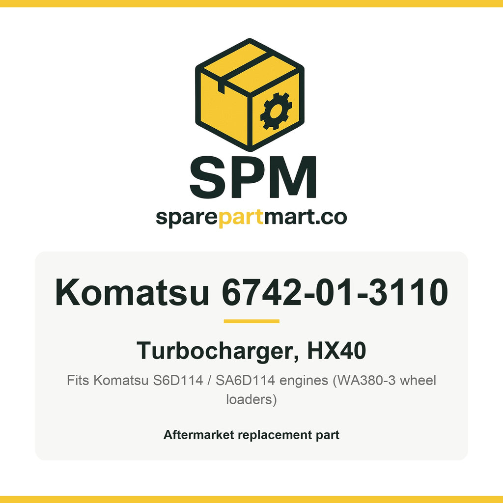 Komatsu 6742-01-3110 Aftermarket Turbocharger