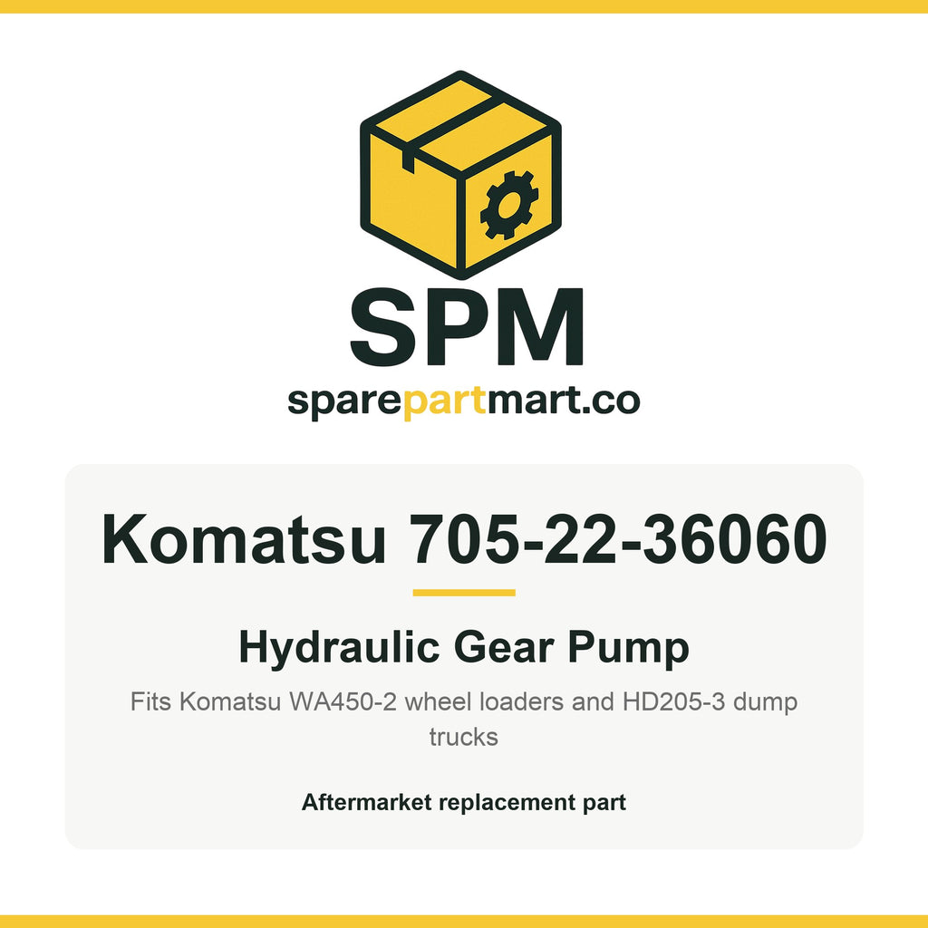 Komatsu 705-22-36060 Aftermarket Hydraulic Gear Pump