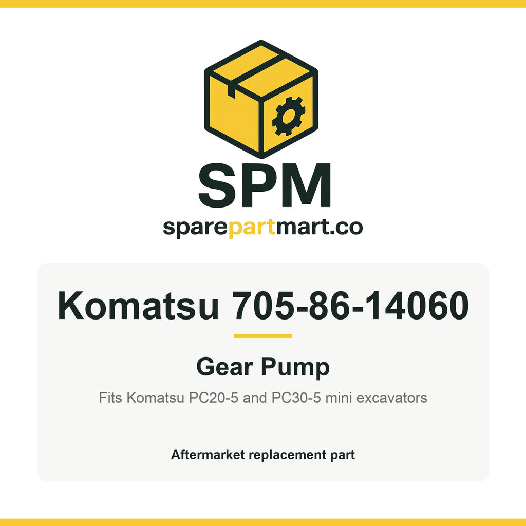 Komatsu 705-86-14060 Aftermarket Hydraulic Gear Pump