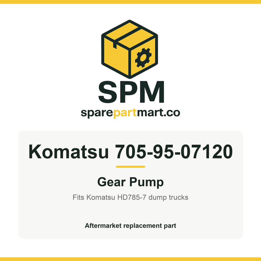 Komatsu 705-95-07120 Aftermarket Hydraulic Gear Pump