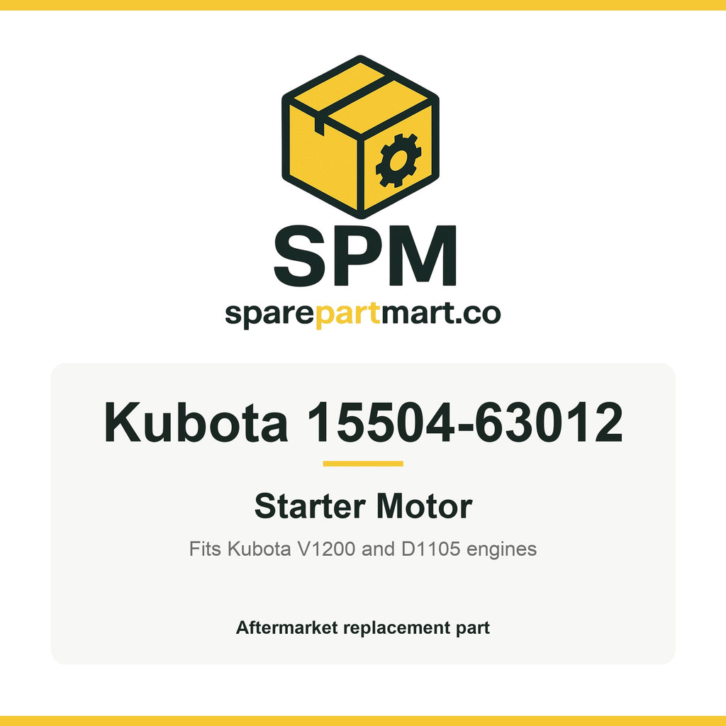 Kubota 15504-63012 Aftermarket Starter Motor