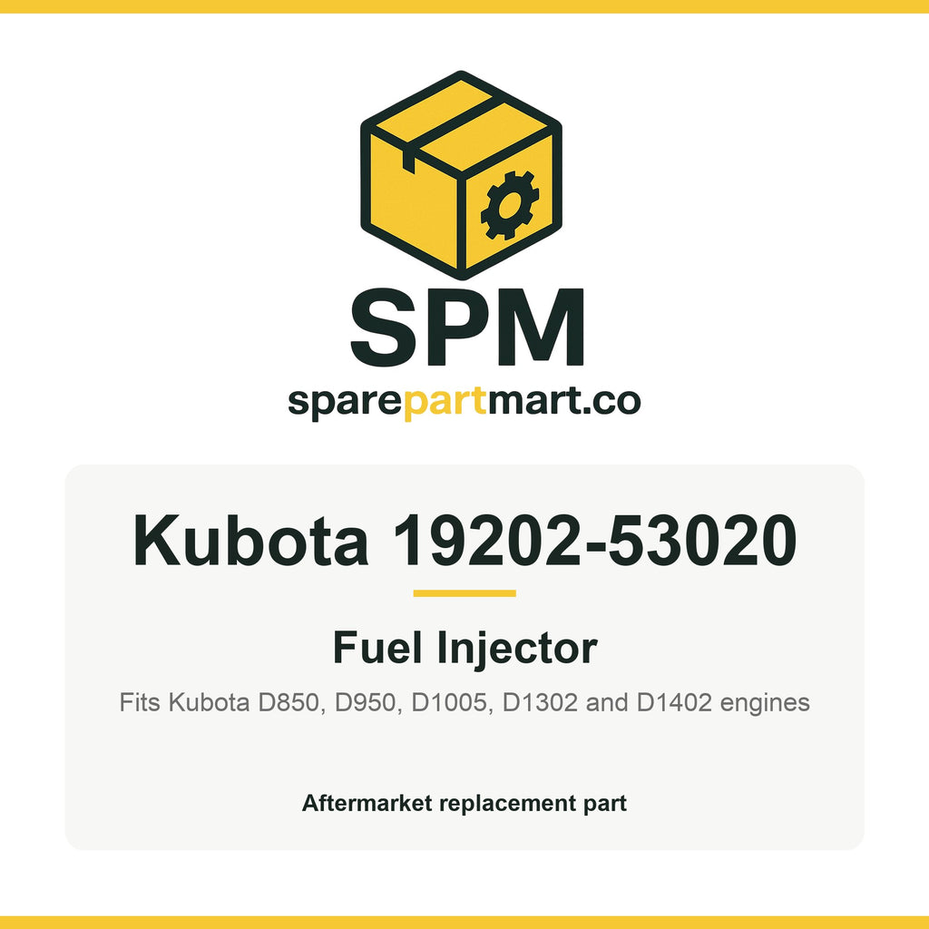 Kubota 19202-53020 Aftermarket Fuel Injector