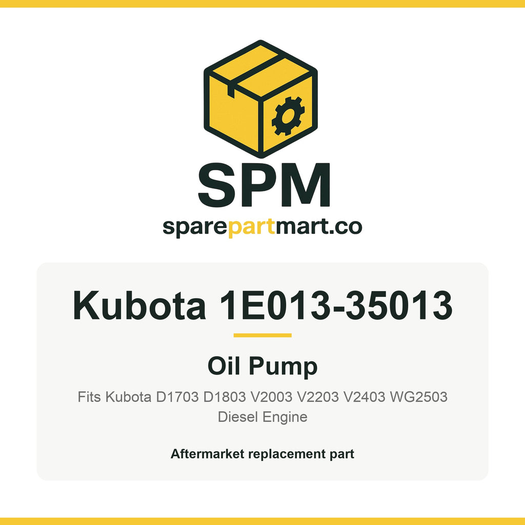 Kubota 1E013-35013 Aftermarket Oil Pump