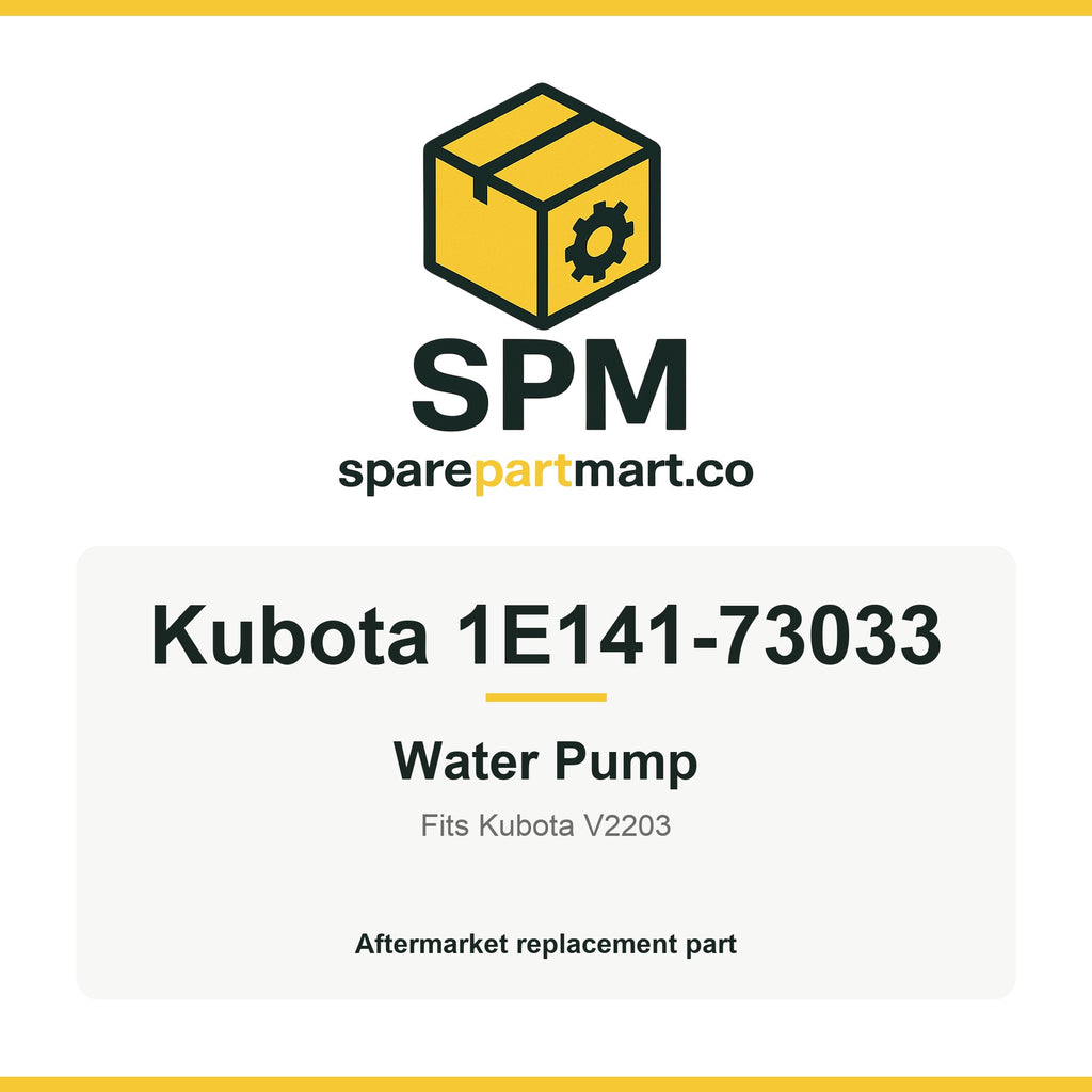 Kubota 1E141-73033 Aftermarket Water Pump