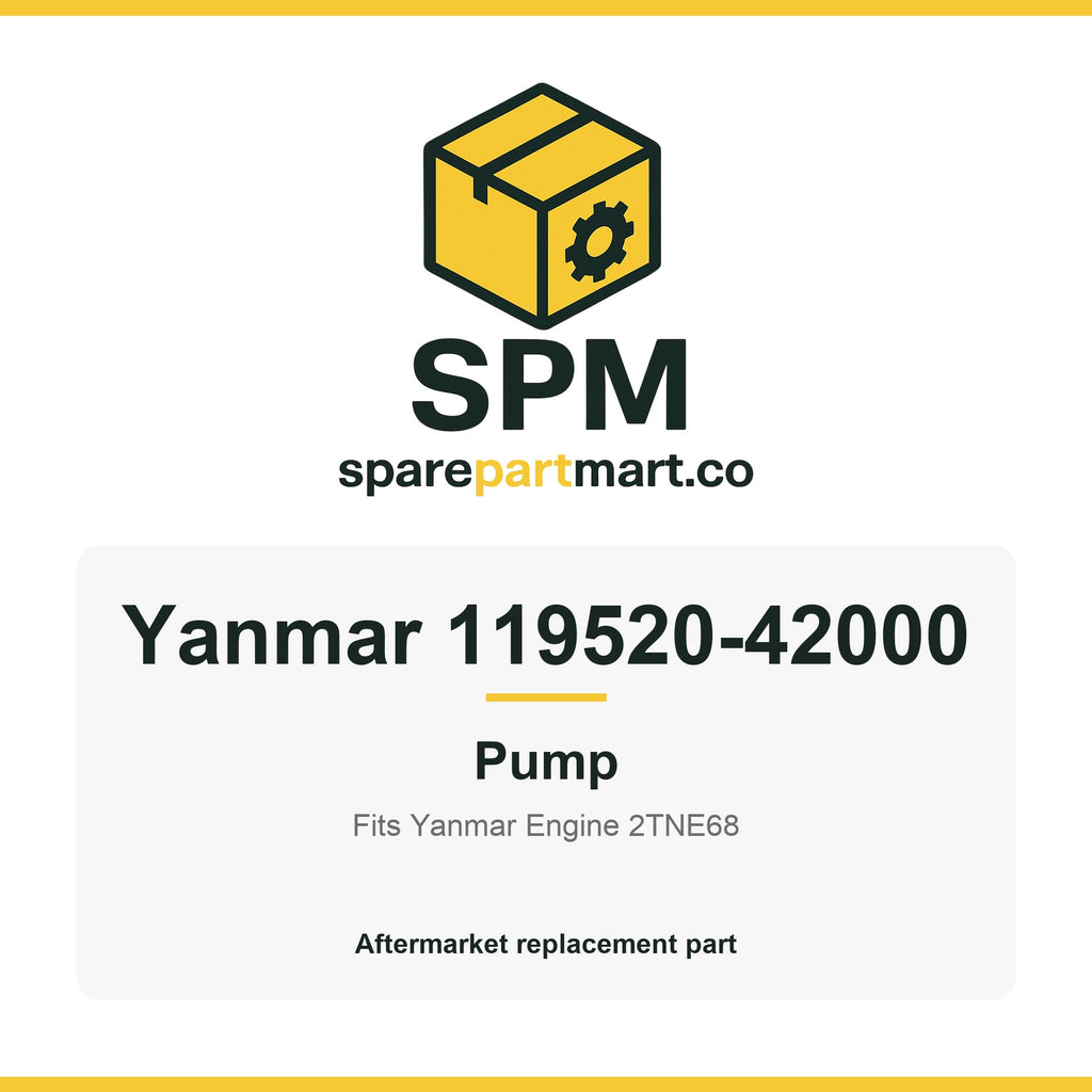 Yanmar 119520-42000 Aftermarket Water Pump