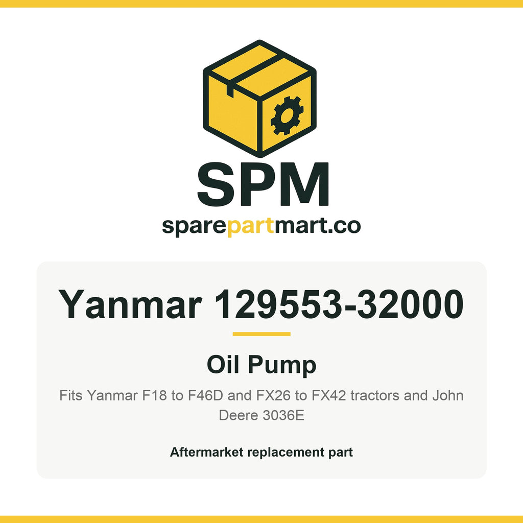 Yanmar 129553-32000 Aftermarket Oil Pump